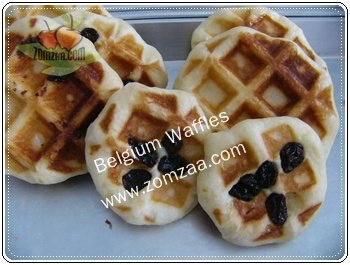 Belgium Waffle , วาฟเฟิล ,ส้มซ่า 