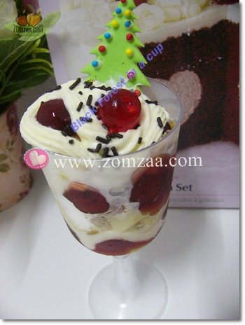 วิธีทำBlack Forest in a cupขั้นตอนที่ 14