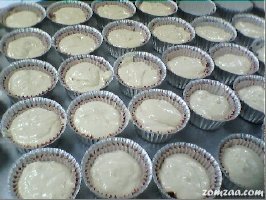 วิธีทำBanana Cupcakesขั้นตอนที่ 08