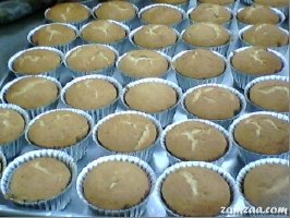 วิธีทำBanana Cupcakesขั้นตอนที่ 09